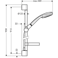 Hansgrohe Croma 100 Vario 27653000 Image #6