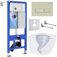 Roxen Antares Tornado в комплекте с инсталляцией StounFix Dual Fresh 6 в 1 968326 (кнопка: пастель бежевый) Image #1