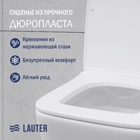 Lauter Square 214903 + GROHE Rapid SL 38772001 (прямоугольная, хром) Image #6