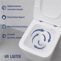 Lauter Square 214903 + GROHE Rapid SL 38772001 (прямоугольная, хром) Image #7