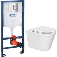 Lauter Longer 2110822 + GROHE Rapid SL 38772001 с кнопкой (прямоугольная, хром) Image #2