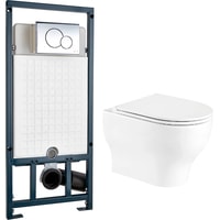 WeltWasser Erlenbach 004 GL-WT + Marberg 507 RD (белый глянец/хром)
