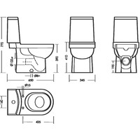 Sanita Luxe Next Slim WC.CC/Next/2-SlimDM/WHT.G/S1 Image #7