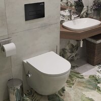 Roxen Antares Bidet в комплекте с инсталляцией StounFix Dual Fresh 6 в 1 958156 (кнопка: черный матовый) Image #12