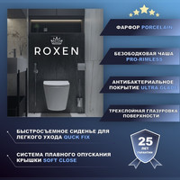 Roxen Simple Compact в комплекте с инсталляцией StounFix Dual Fresh 6 в 1 943570 (кнопка: хром матовый) Image #23