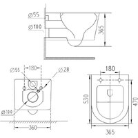 Roxen Vortex Tornado в комплекте с инсталляцией StounFix Dual Fresh 6 в 1 964275 (кнопка: белый глянец) Image #16