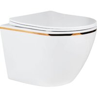 Roxen Antares Gold 968096 в комплекте с инсталляцией StounFix Dual Fresh 6 в 1 968096 (кнопка: брашированное золото) Image #5