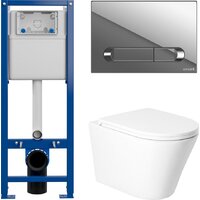 Saniteco KW-9005W в комплекте с инсталляцией + 64110 + S-IN-MZ-VECTOR Image #2