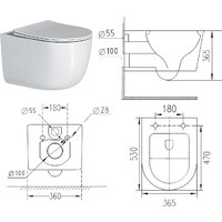 Roxen Vortex в комплекте с инсталляцией StounFix Dual Fresh 6 в 1 968090 (кнопка: брашированное золото) Image #14