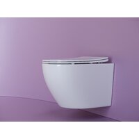 Ceramica Nova Uno Rimless CN11001 (белый, с крепежом и сиденьем) Image #2