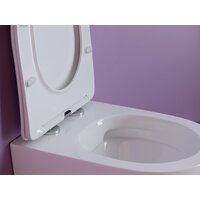 Ceramica Nova Uno Rimless CN11001 (белый, с крепежом и сиденьем) Image #7