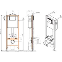 Saniteco KW-9005W в комплекте с инсталляцией + 64109 + S-IN-MZ-VECTOR Image #31