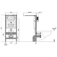 Roxen Antares Tornado в комплекте с инсталляцией StounFix Dual Fresh 6 в 1 968391 (кнопка: оружейная сталь) Image #12