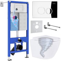 Roxen Antares Tornado в комплекте с инсталляцией StounFix Dual Fresh 6 в 1 968340 (кнопка: хром глянцевый) Image #1