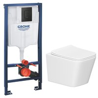 Lauter Square 214903 + GROHE Solido 38811KF0 (прямоугольная, черный) Image #1