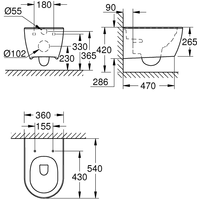 Grohe Essence 3957100H (без сиденья) Image #3