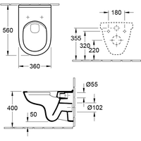 Villeroy & Boch O.novo 5660R0T2 CeramicPlus Image #3