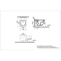 Vitra Mia Round 7510B003-0075 (без сиденья) Image #4