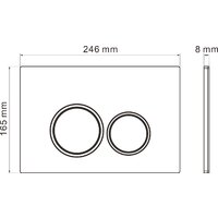 Roxen Egg в комплекте с инсталляцией StounFix Dual Fresh 6 в 1 966284 (кнопка: бежевый) Image #13