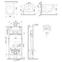 AM.PM Master Fit / IS100151.741701 (хром глянцевый, с кнопкой смыва) Image #2