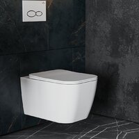 Roxen Cube в комплекте с инсталляцией Asten Readle Zentralmodul AR0601-135W с белой кнопкой Image #8