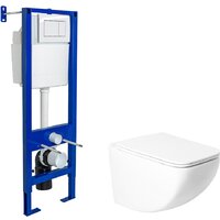 Saniteco KW-99048 + Berges АТОМ 410 040333 (с кнопкой)