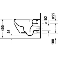 Duravit Vero Air Rimless 2525090000 (без сиденья) Image #3