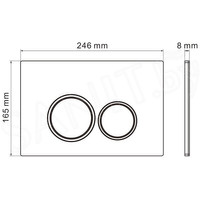 Roxen Egg в комплекте с инсталляцией StounFix Dual Fresh 6 в 1 964076 (кнопка: хром матовый) Image #3