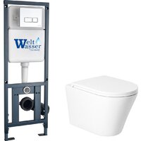 Saniteco KW-9005W в комплекте с инсталляцией + 410 + 410 SE CR Image #6