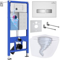 Roxen Antares Tornado в комплекте с инсталляцией StounFix Dual Fresh 6 в 1 968395 (кнопка: белый глянцевый) Image #1