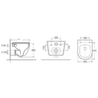 Saniteco KW-9003W Rimles + TECE 9400414 Image #17