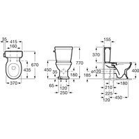 Roca Carmen Rimless 3420A7000 (без бачка, без сиденья) Image #2