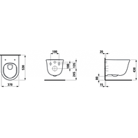 Laufen New Calssic Rimless 8208510000001 (без сиденья) Image #2