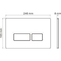 Roxen Antares Bidet в комплекте с инсталляцией StounFix Dual Fresh 6 в 1 966821 (кнопка: серый гранит) Image #16