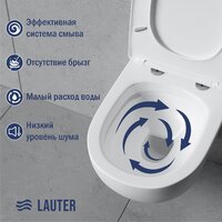 Lauter Sulzdorf + GROHE Rapid SL 38772001 (белый с микролифтом) Image #4