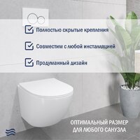 Lauter Sulzdorf + GROHE Rapid SL 38772001 (белый с микролифтом) Image #6