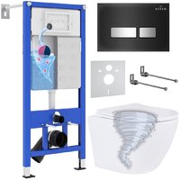 Roxen Antares Tornado в комплекте с инсталляцией StounFix Dual Fresh 6 в 1 968397 (кнопка: черный глянцевый) Image #1