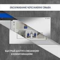Lauter Square 214903 с кнопкой 219701HD (узкая, хром) Image #23