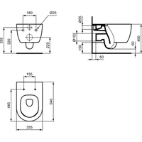 Ideal Standard Blend Curve Aquablade T374901 (без сиденья) Image #3