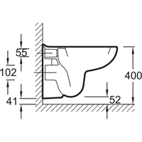 Jacob Delafon Mideo E4345G (без сиденья) Image #4