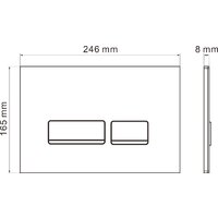 Roxen Antares Bidet в комплекте с инсталляцией StounFix Dual Fresh 6 в 1 962866 (кнопка: белое стекло) Image #19