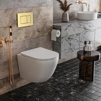 Roxen Antares Tornado в комплекте с инсталляцией StounFix Dual Fresh 6 в 1 968463 (кнопка: брашированное золото) Image #2