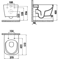 Creavit Elegant EG321-11CB00E-0000 (без сиденья) Image #2