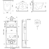 AM.PM Master Fit IS100151.741701 (с кнопкой смыва) Image #2