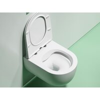 Ceramica Nova Modena Rimless CN6063MW (белый матовый) (с сиденьем) Image #3
