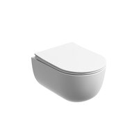 Ceramica Nova Modena Rimless CN6063MW (белый матовый) (с сиденьем)