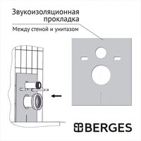 Saniteco KW-9005W + Berges АТОМ 410 040333 (с кнопкой) Image #8