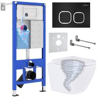Roxen Antares Tornado в комплекте с инсталляцией StounFix Dual Fresh 6 в 1 968377 (кнопка: черный матовый) Image #1