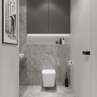 Lauter Square 214903 + GROHE Rapid SL 38772001 (прямоугольная, хром) Image #16