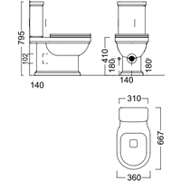 Kerama Marazzi Pompei Po.wc.01 (без бачка, без сиденья) Image #2